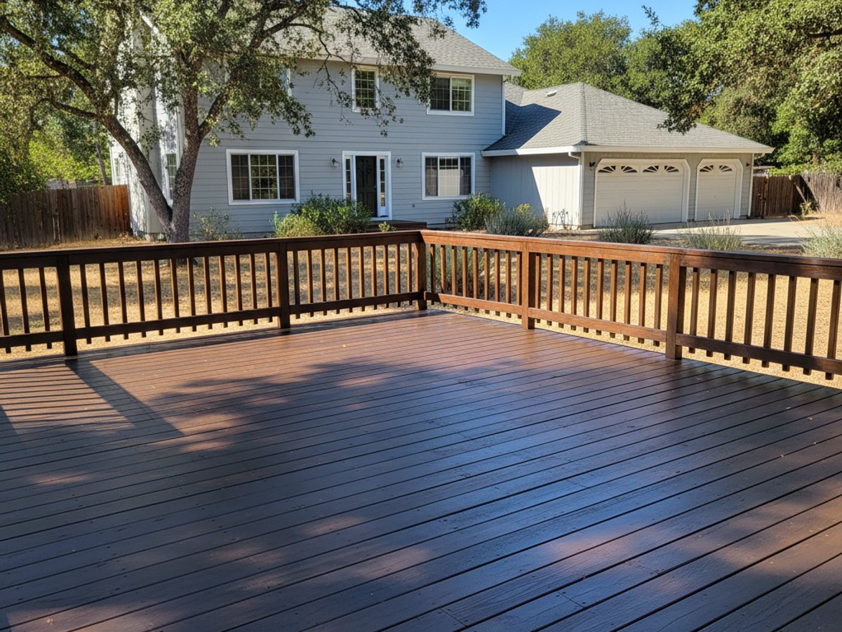 Composite Decking completed by Majestic Deck Company in Irvine, CA