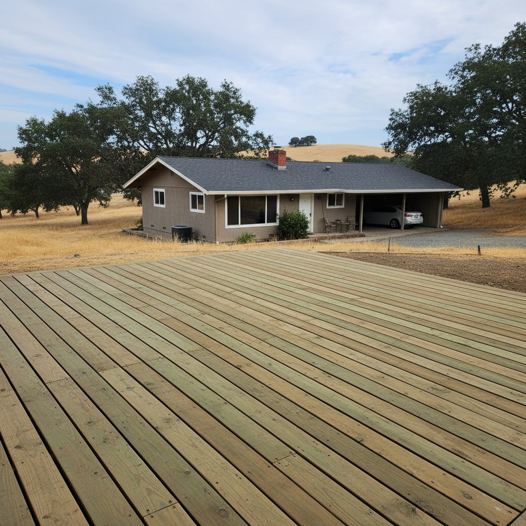 Deck Demolition & Removal completed by Majestic Deck Company in Fullerton, CA