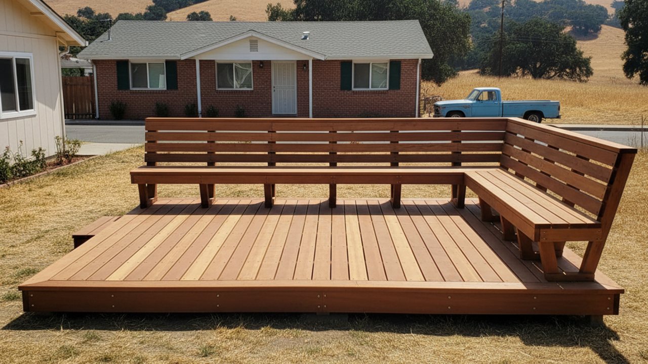 Deck Installation completed by Majestic Deck Company in Downey, CA