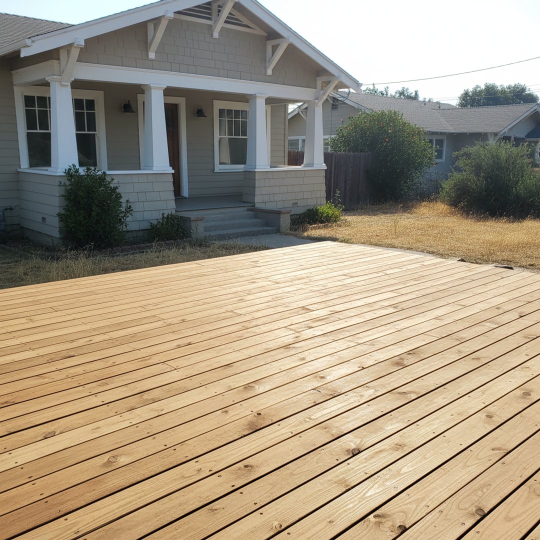 Composite Decking completed by Majestic Deck Company in Anaheim, CA